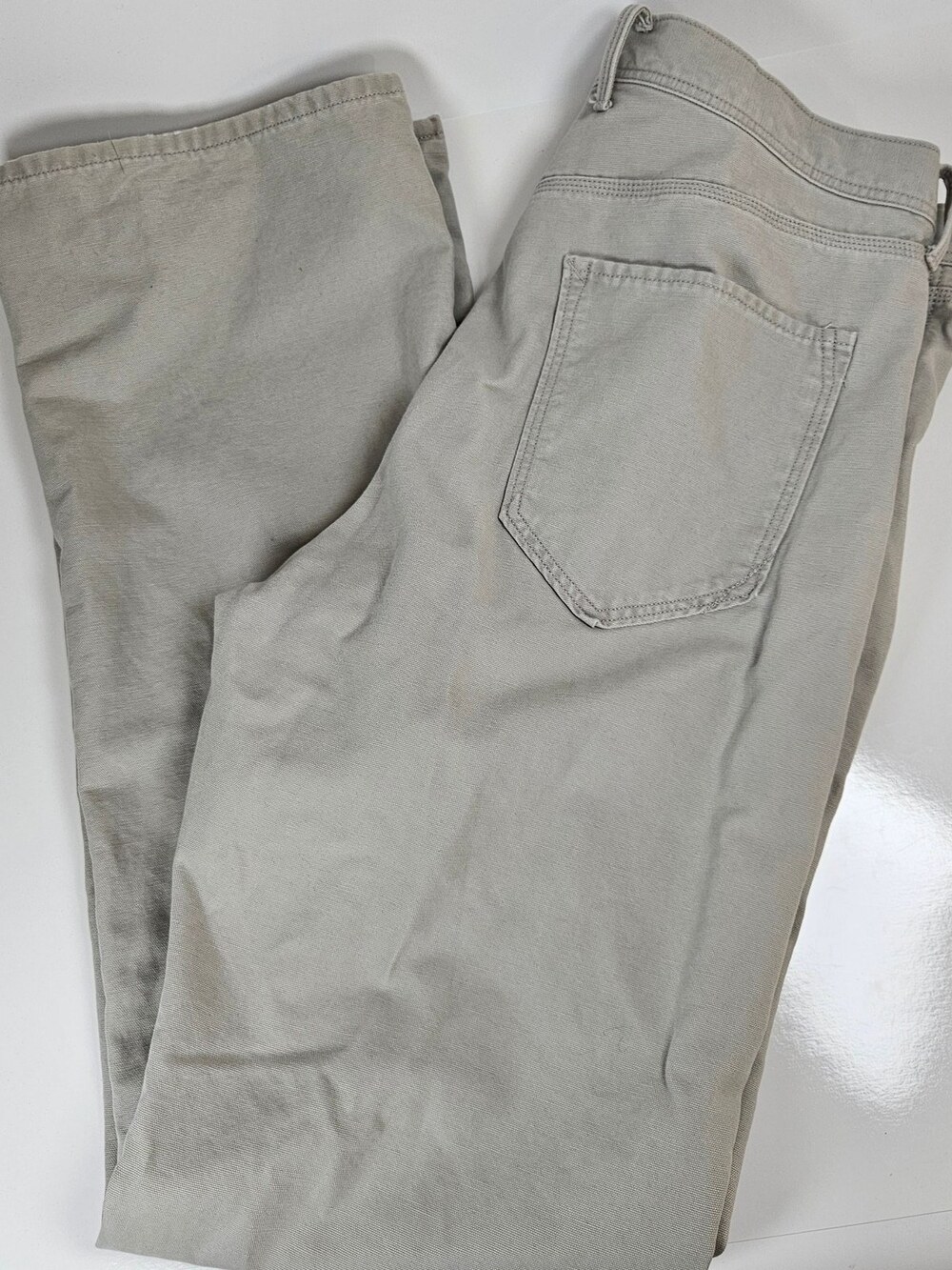 Banana Republic Straight Fit Chino Pants Khaki Tan Cotton Men's Size 34x34